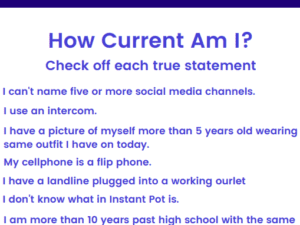 How Current Am I