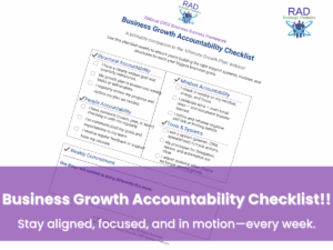 Business Growth Accountability Checklist