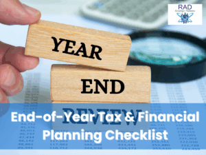 END-OF-YEAR TAX & FINANCIAL PLANNING CHECKLIST